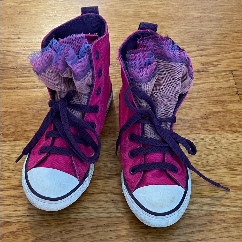 Converse Kids' Pink and Purple High-Tops